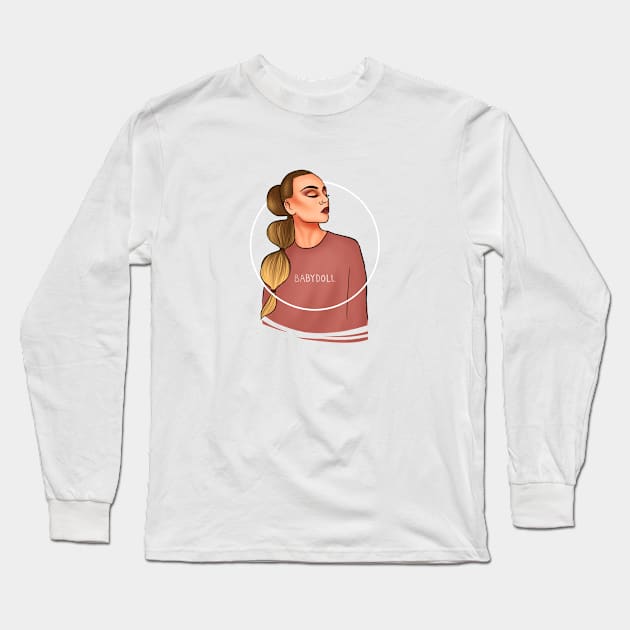 Babydoll - Perrie Long Sleeve T-Shirt by CharlottePenn